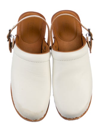 RE/DONE Leather Slingback Flats