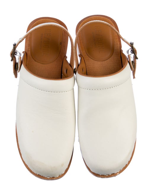 RE/DONE Leather Slingback Flats