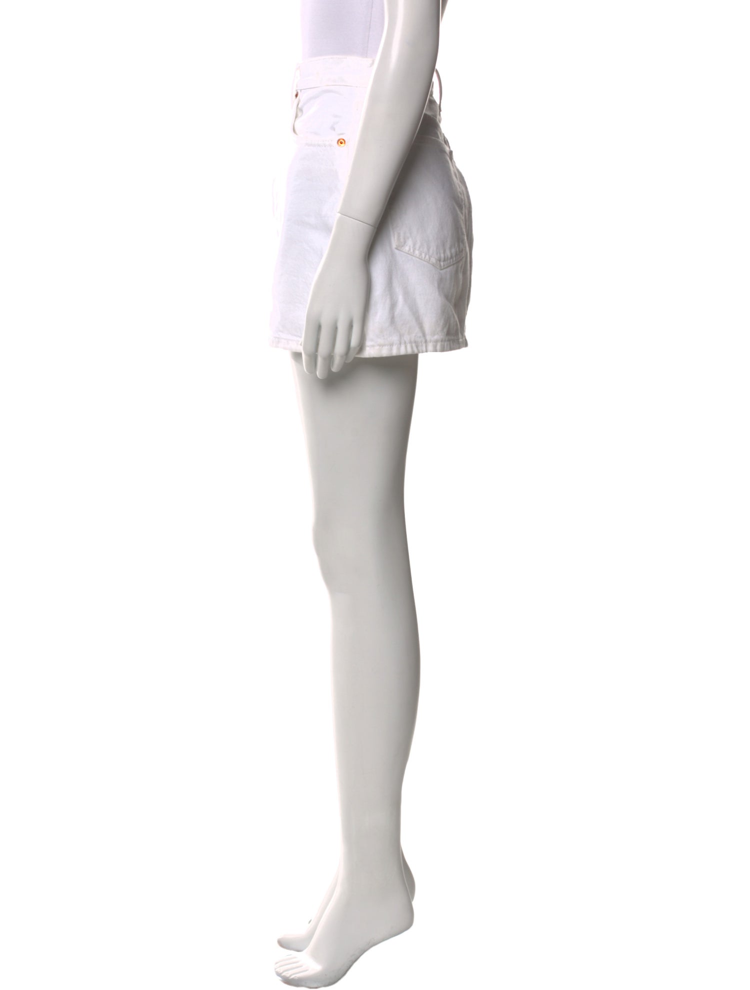 RE/DONE Distressed Accents Mini Skirt