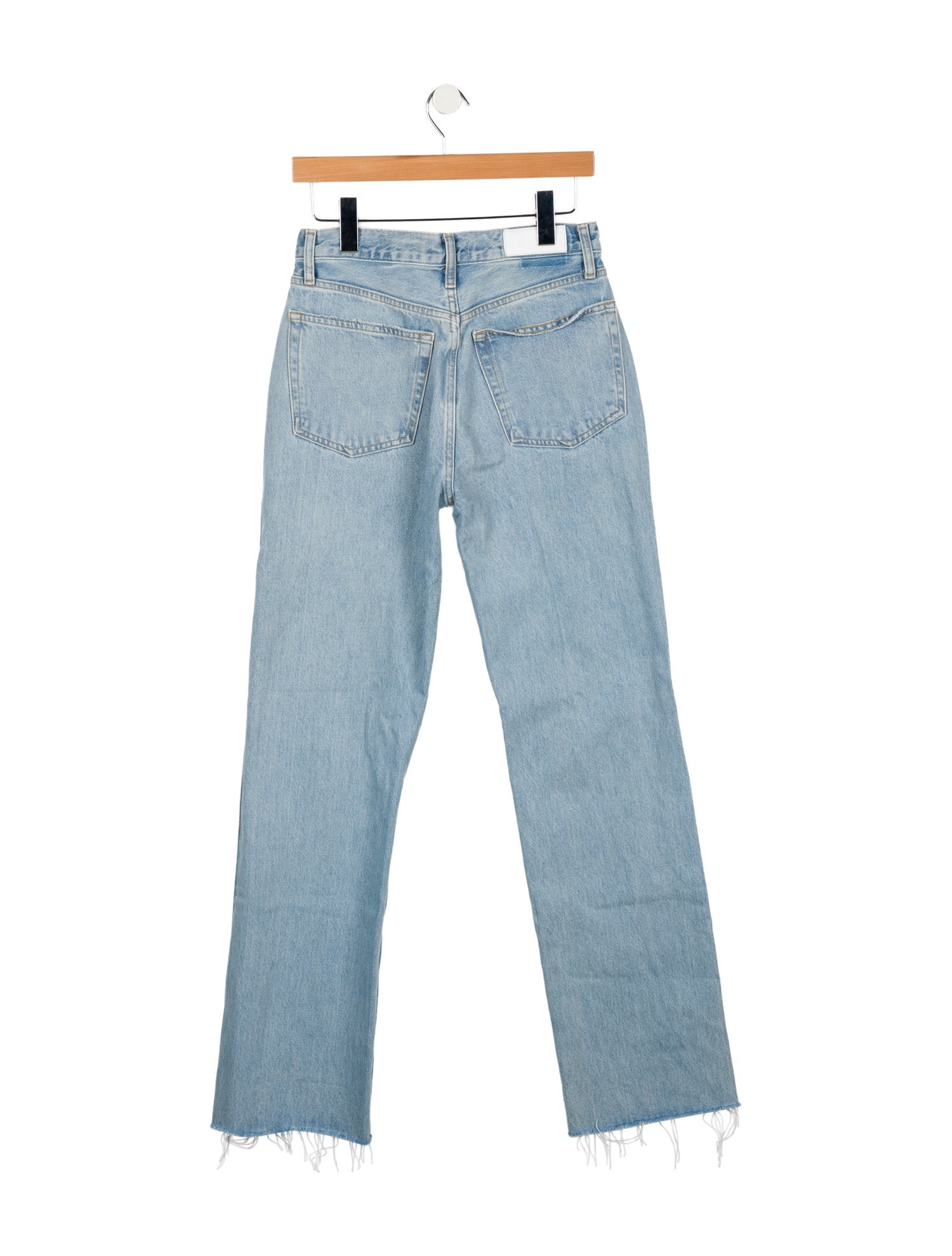 RE/DONE High-Rise Straight Leg Jeans