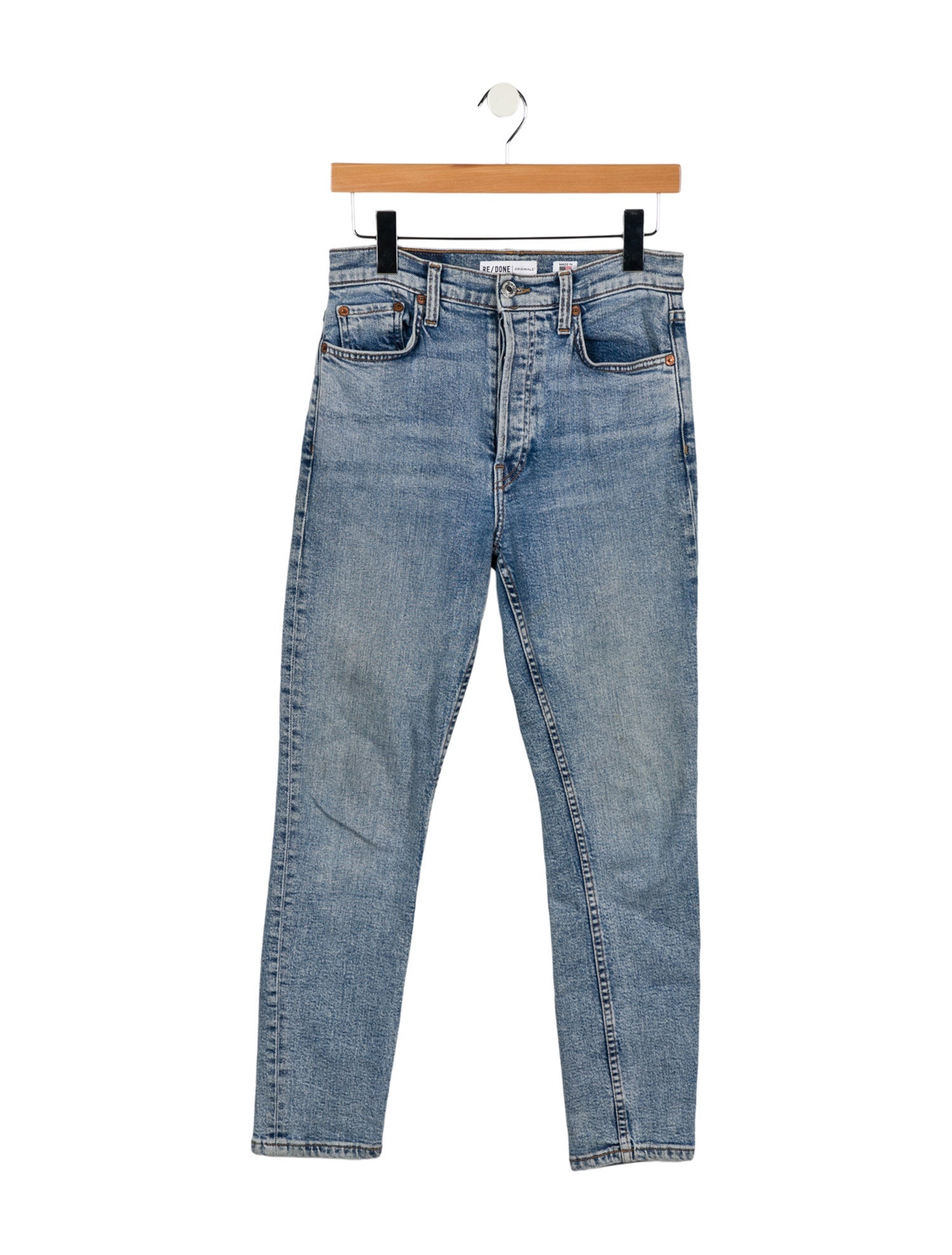 RE/DONE High-Rise Skinny Leg Jeans