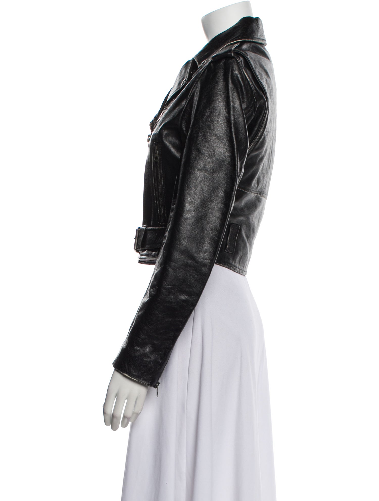 RE/DONE Leather Trench Coat