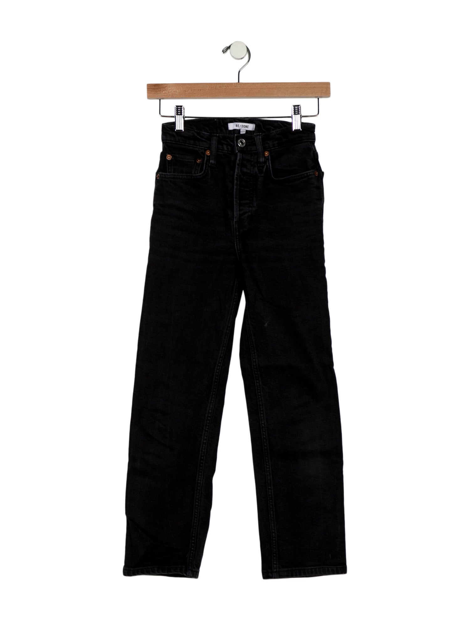 RE/DONE Mid-Rise Straight Leg Jeans