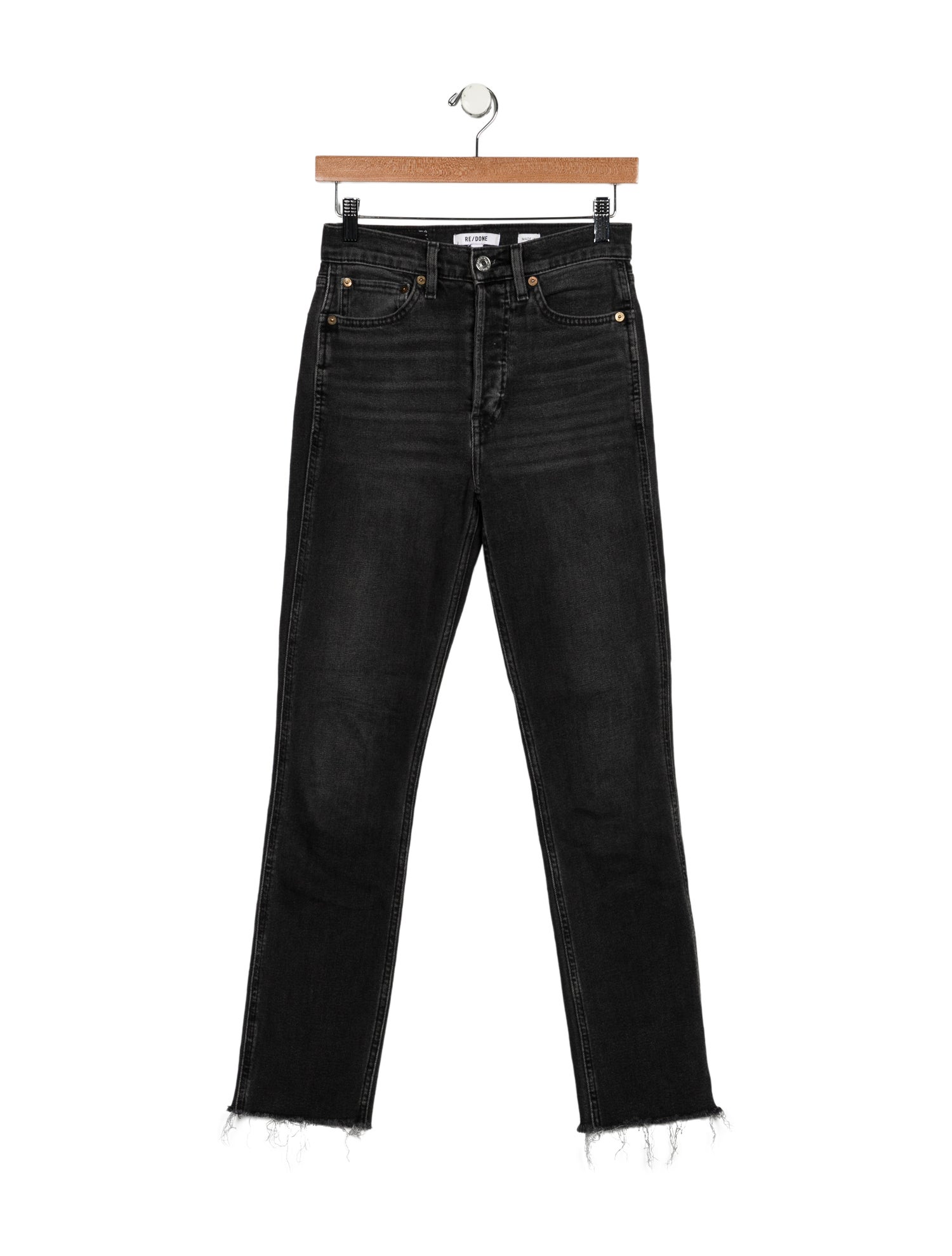 RE/DONE Mid-Rise Straight Leg Jeans