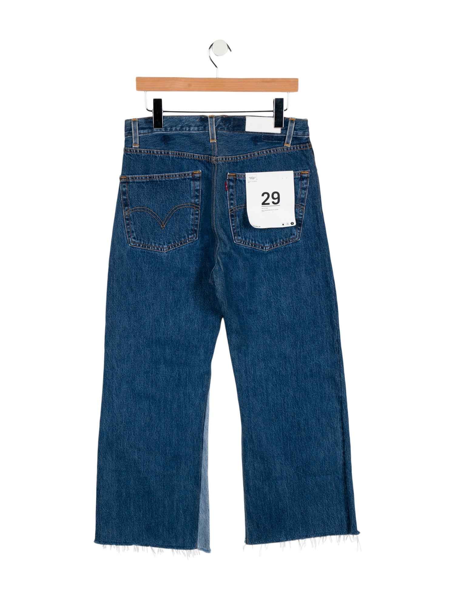 RE/DONE High-Rise Wide Leg Jeans w/ Tags