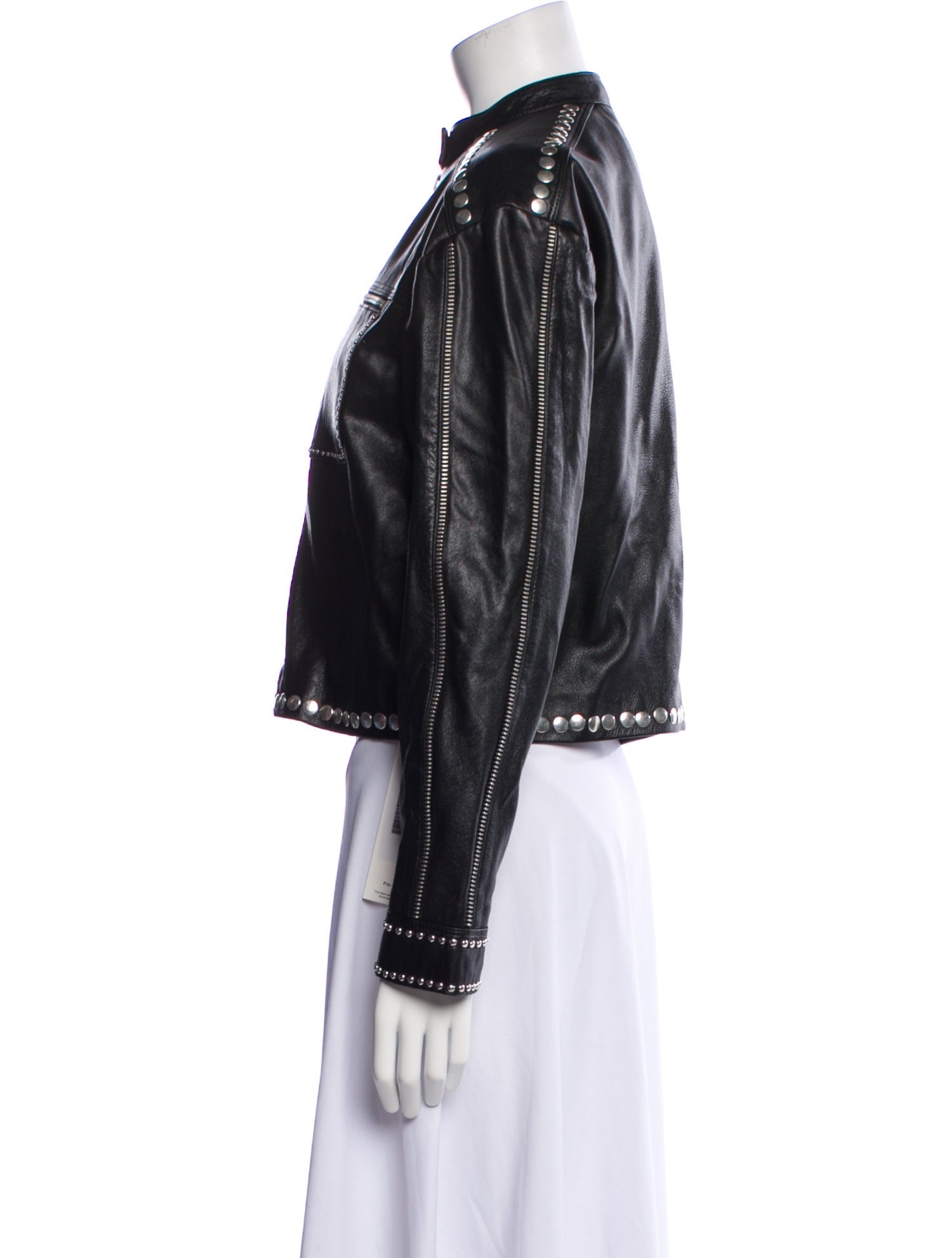 RE/DONE Leather Biker Jacket