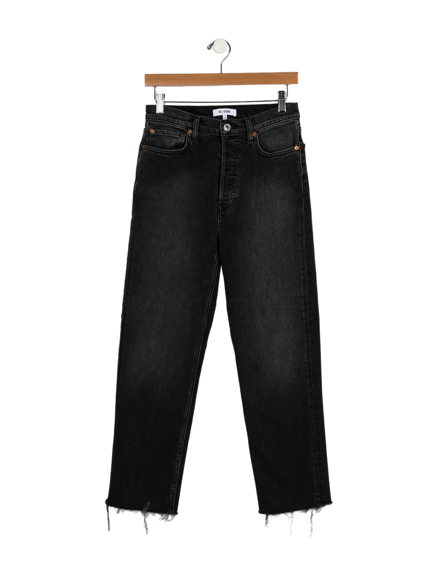 RE/DONE Mid-Rise Straight Leg Jeans