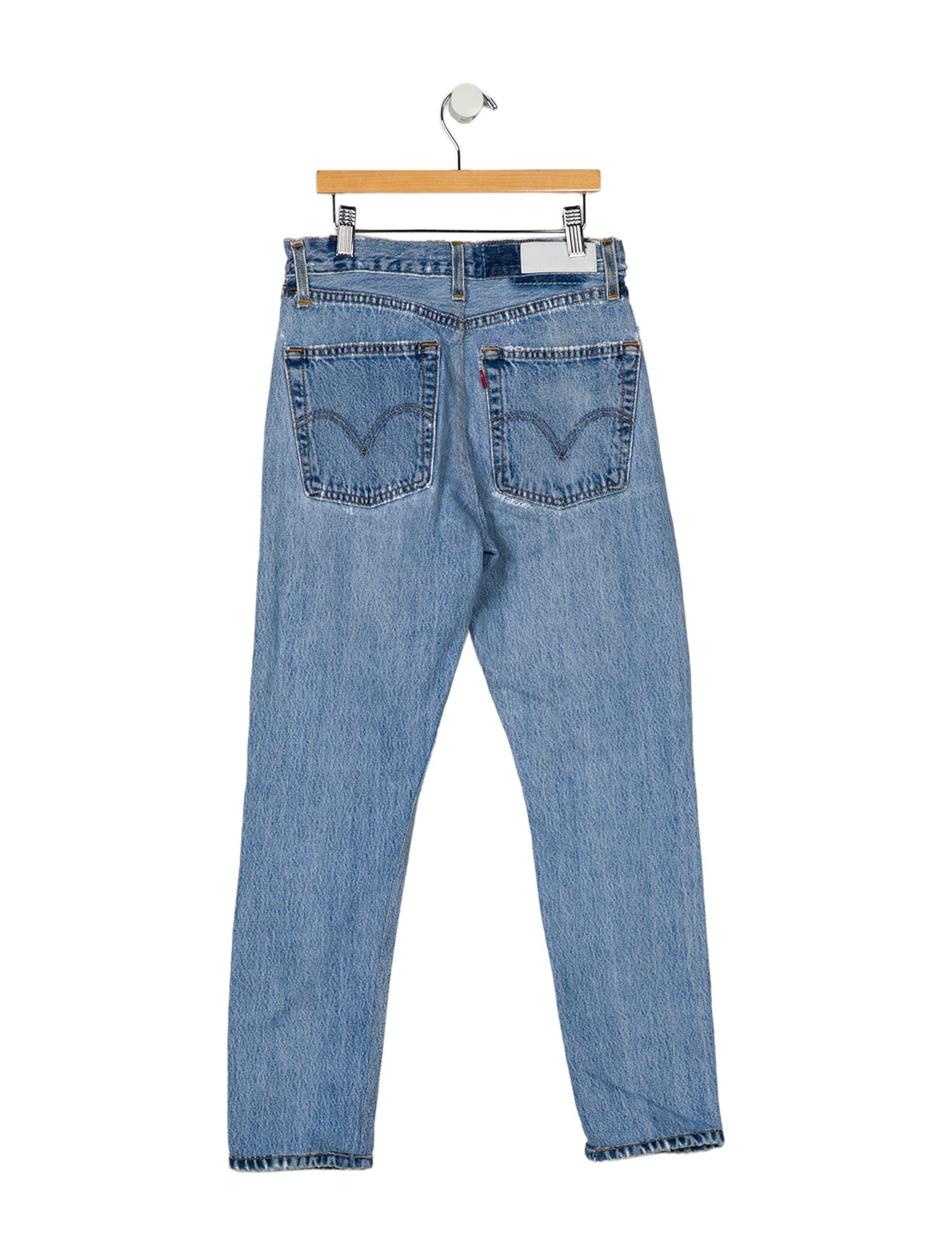 RE/DONE Mid-Rise Straight Leg Jeans