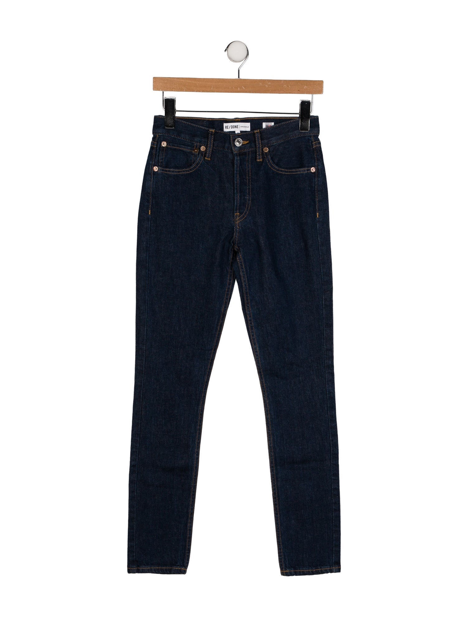 RE/DONE Mid-Rise Skinny Leg Jeans