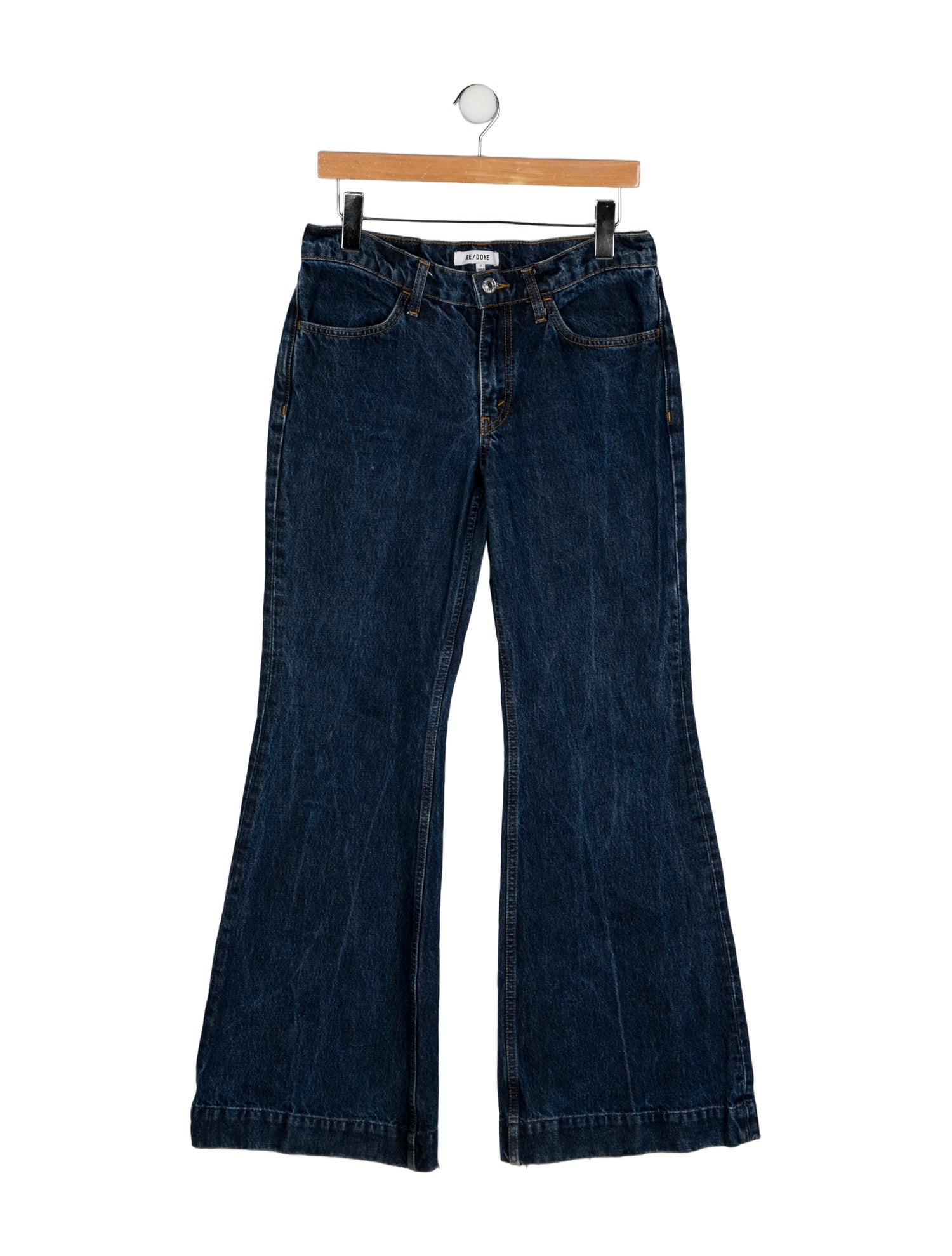 RE/DONE Mid-Rise Wide Leg Jeans