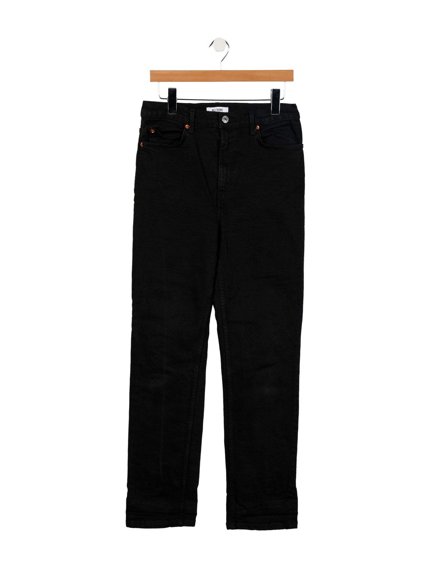 RE/DONE High-Rise Straight Leg Jeans