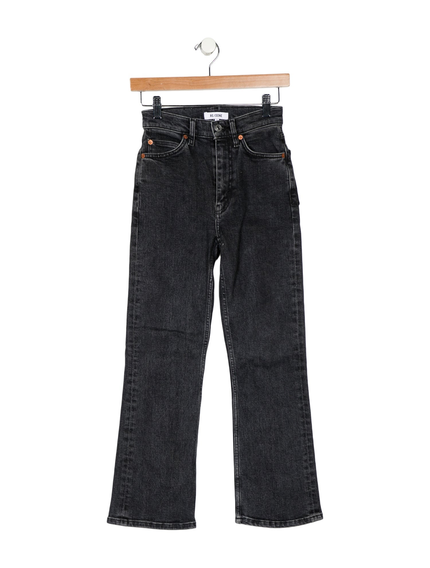 RE/DONE Mid-Rise Straight Leg Jeans
