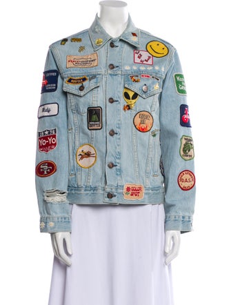 RE/DONE Printed Denim Jacket