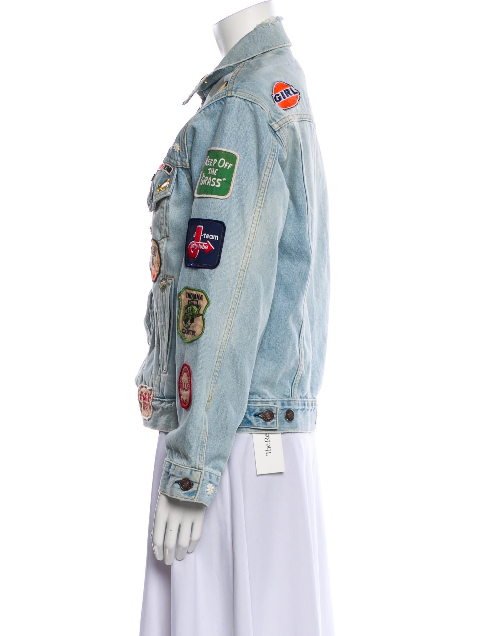 RE/DONE Printed Denim Jacket