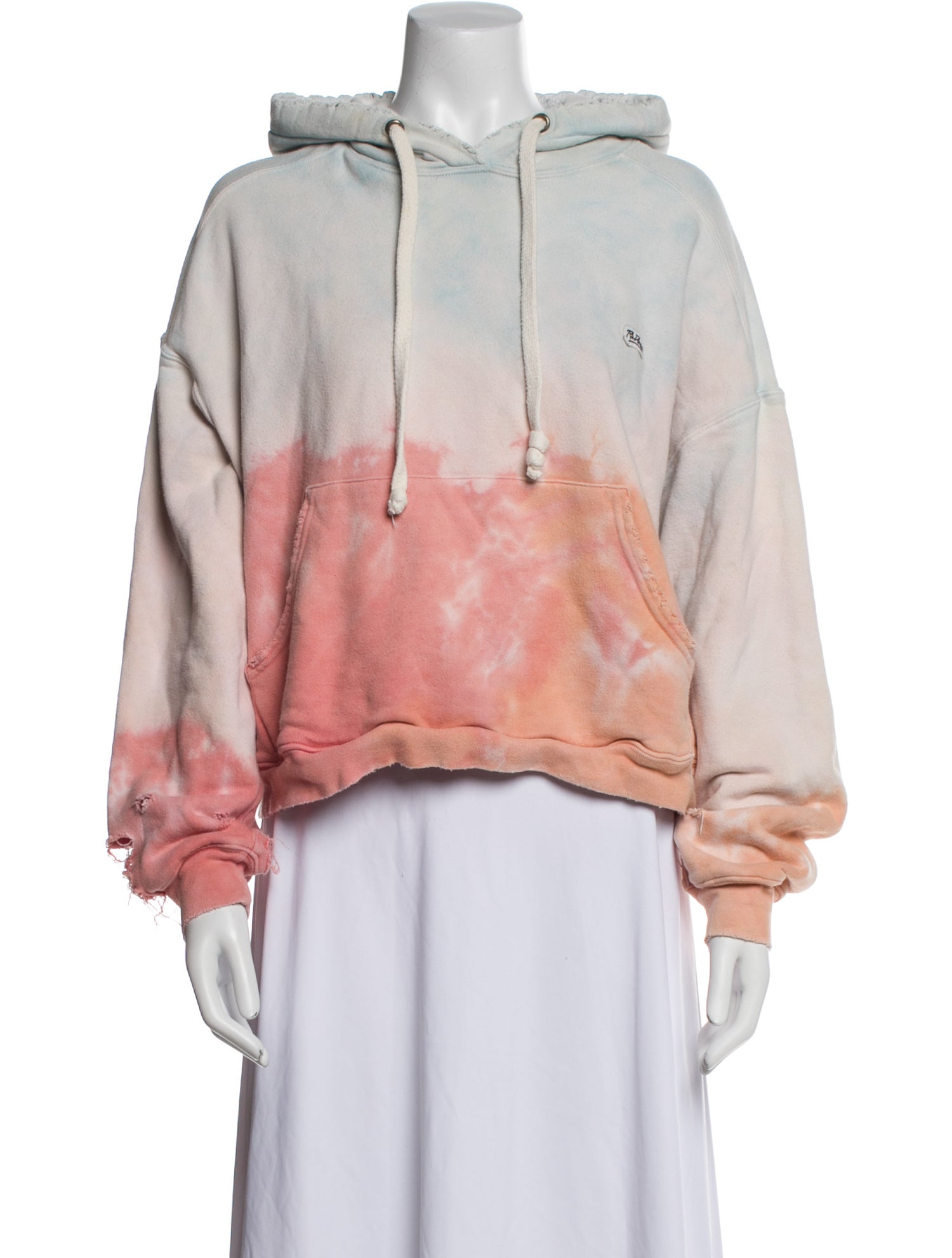 RE/DONE Tie-Dye Print Crew Neck Sweatshirt