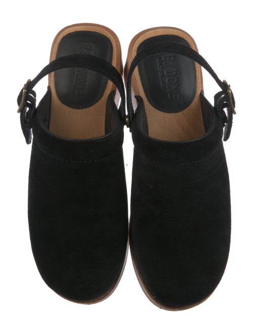 RE/DONE Suede Slingback Flats