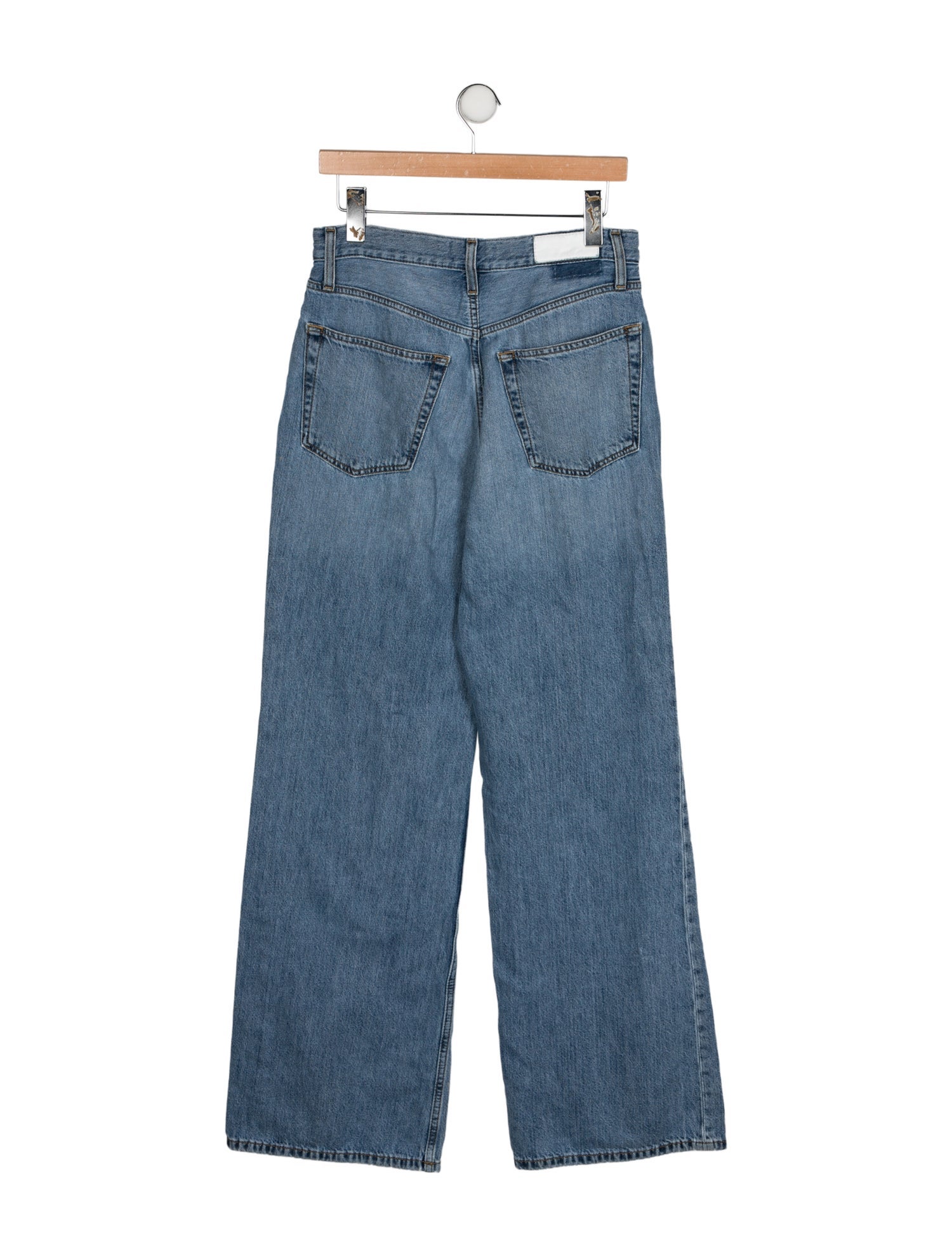RE/DONE High-Rise Wide Leg Jeans