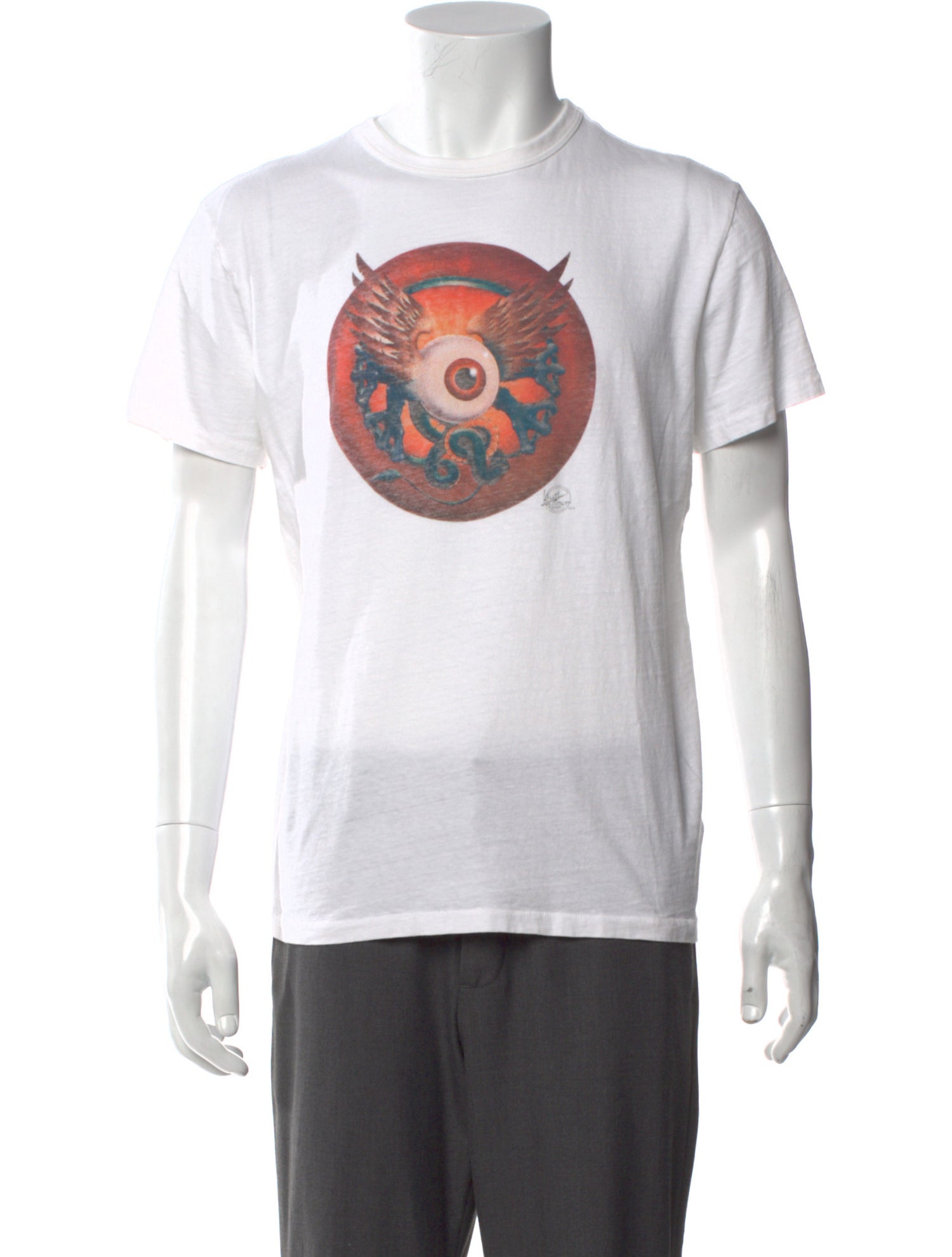 RE/DONE Graphic Print Crew Neck T-Shirt