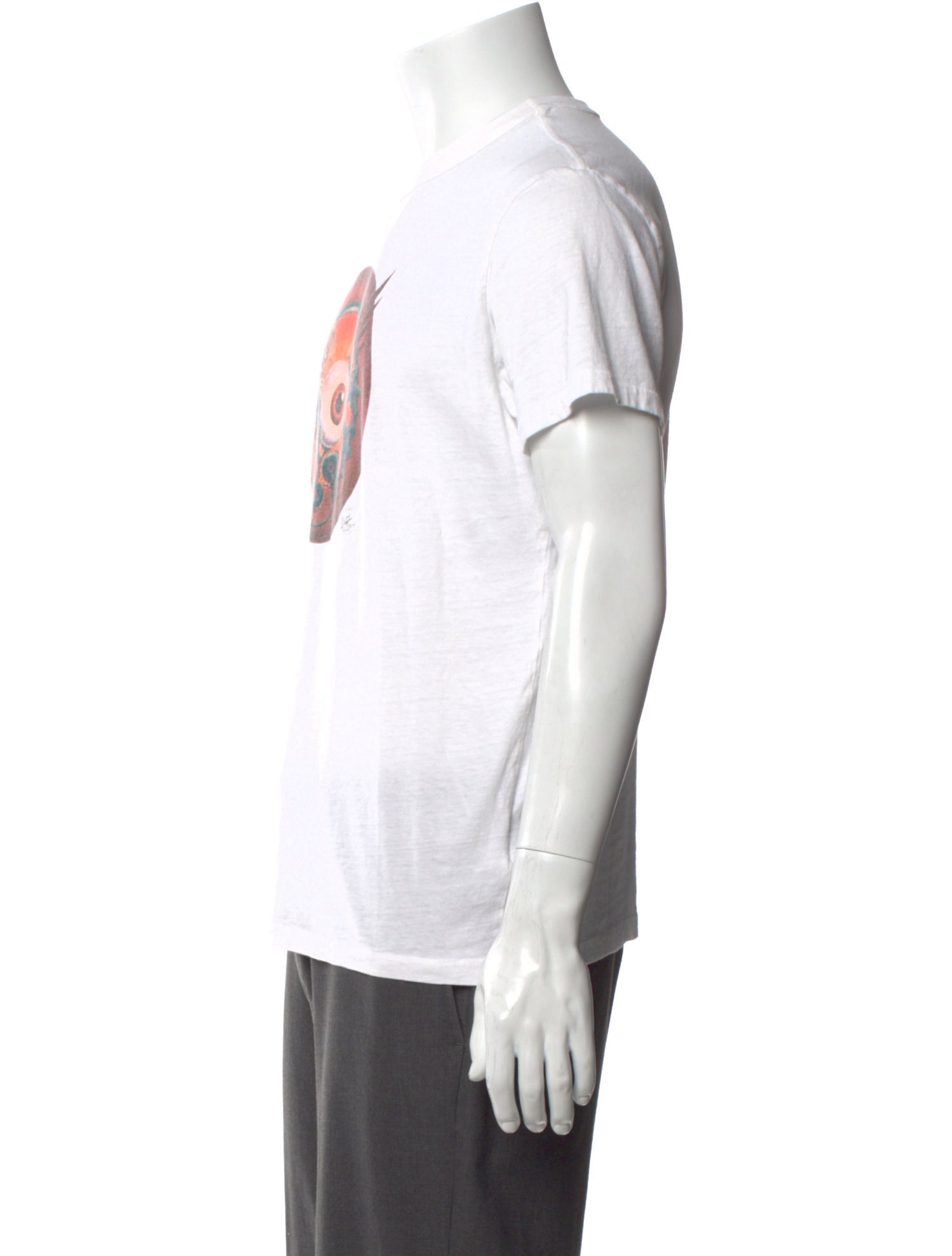 RE/DONE Graphic Print Crew Neck T-Shirt