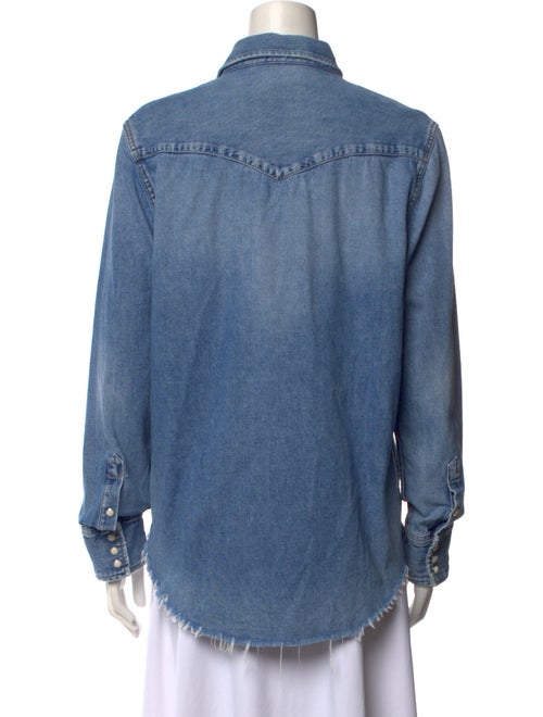 RE/DONE Long Sleeve Button-Up Top