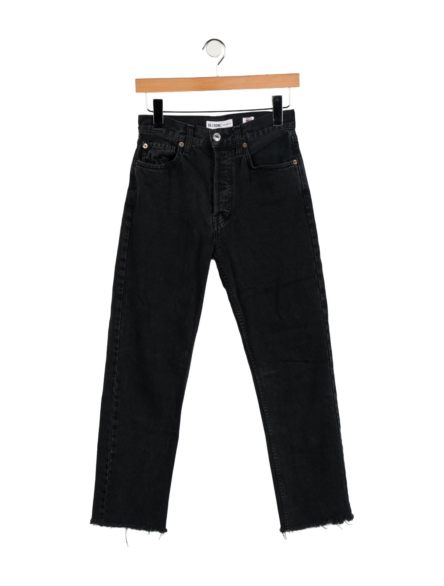 RE/DONE Mid-Rise Straight Leg Jeans