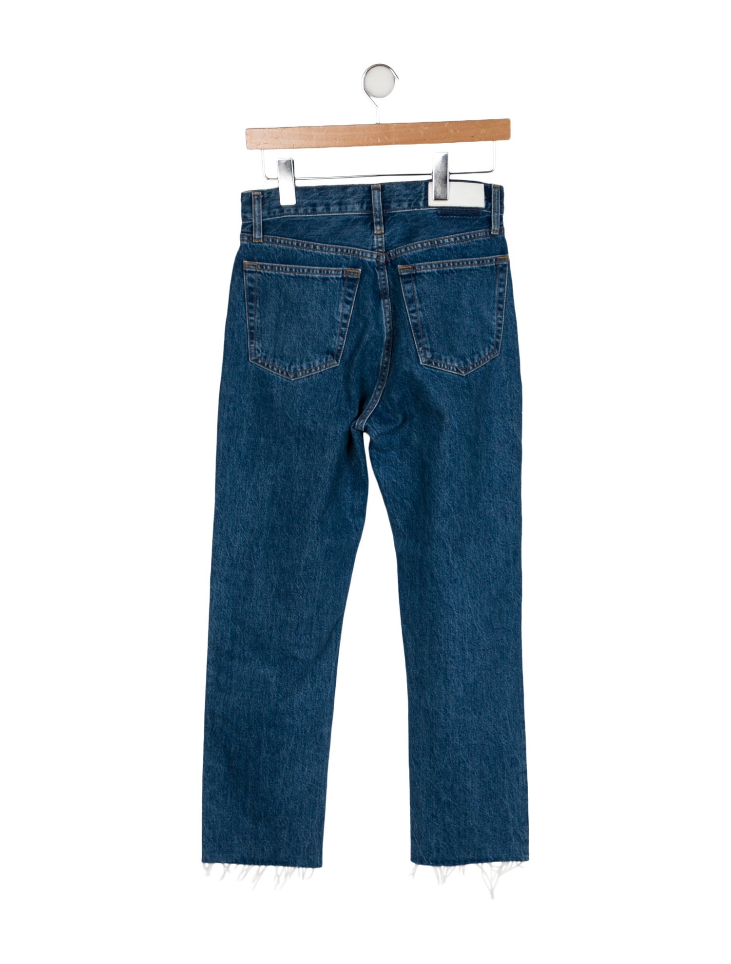 RE/DONE High-Rise Straight Leg Jeans
