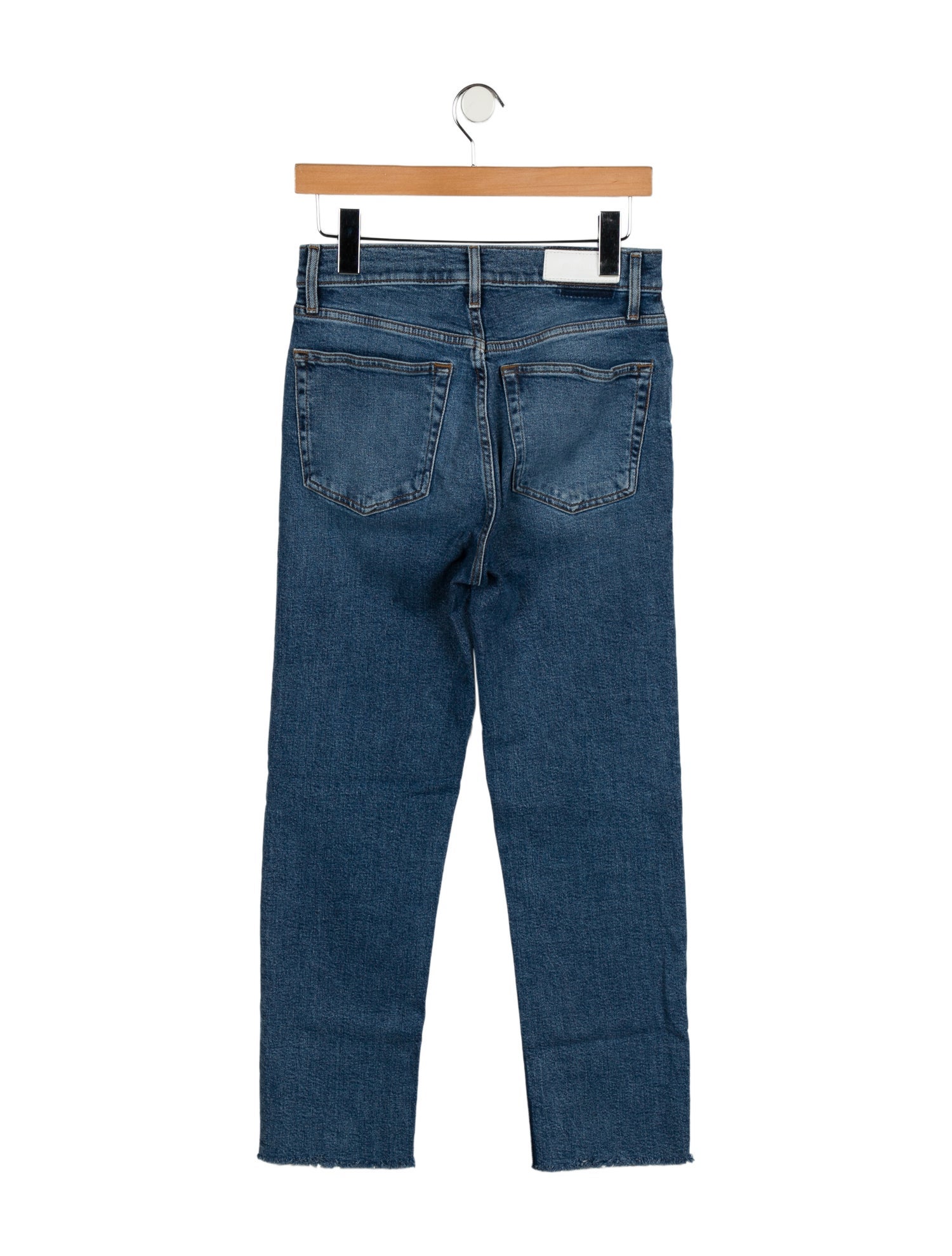 RE/DONE Mid-Rise Straight Leg Jeans