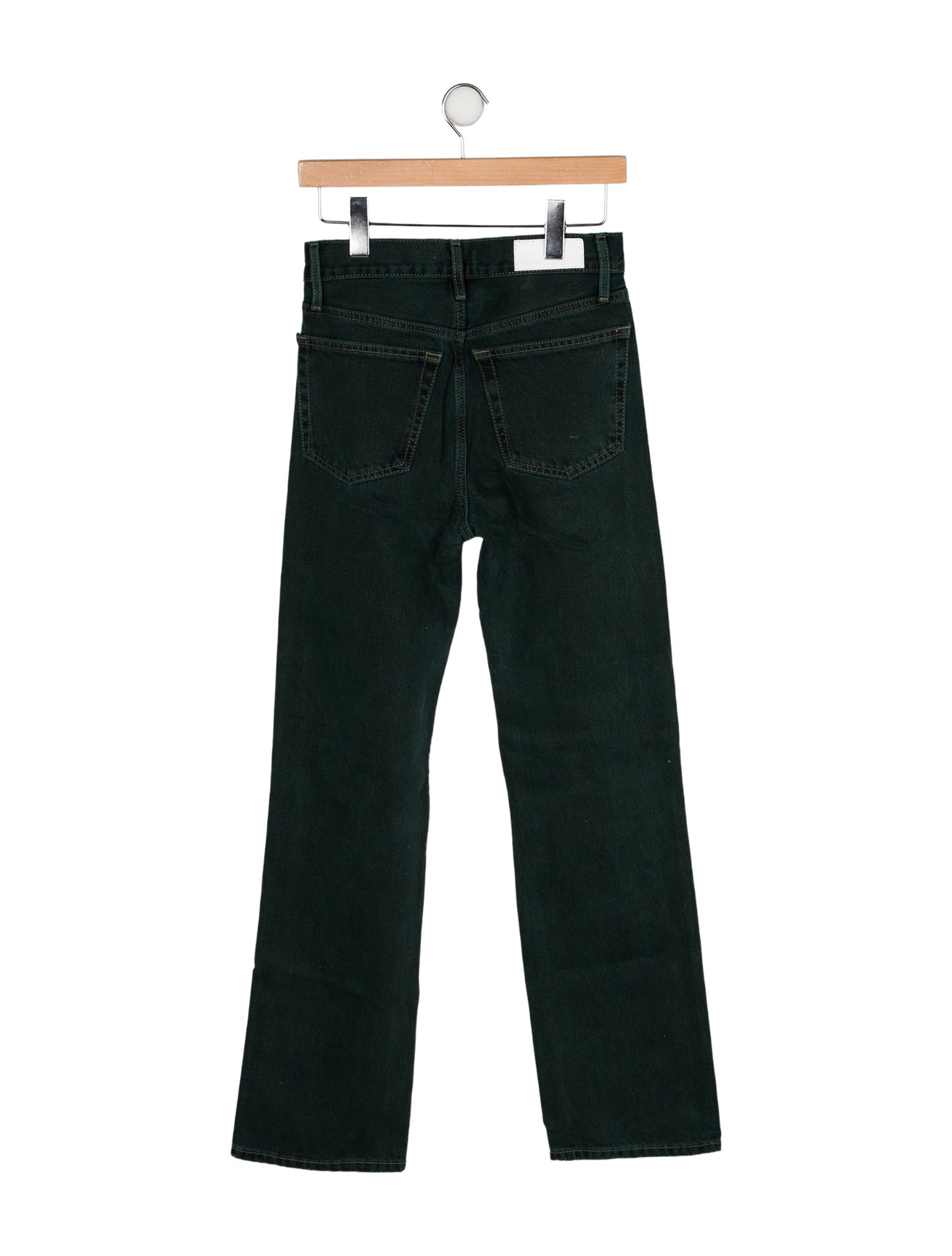 RE/DONE High-Rise Straight Leg Jeans