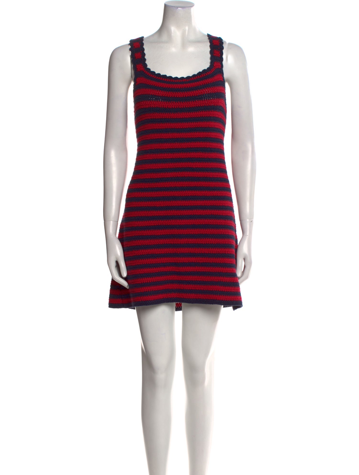 RE/DONE Striped Mini Dress