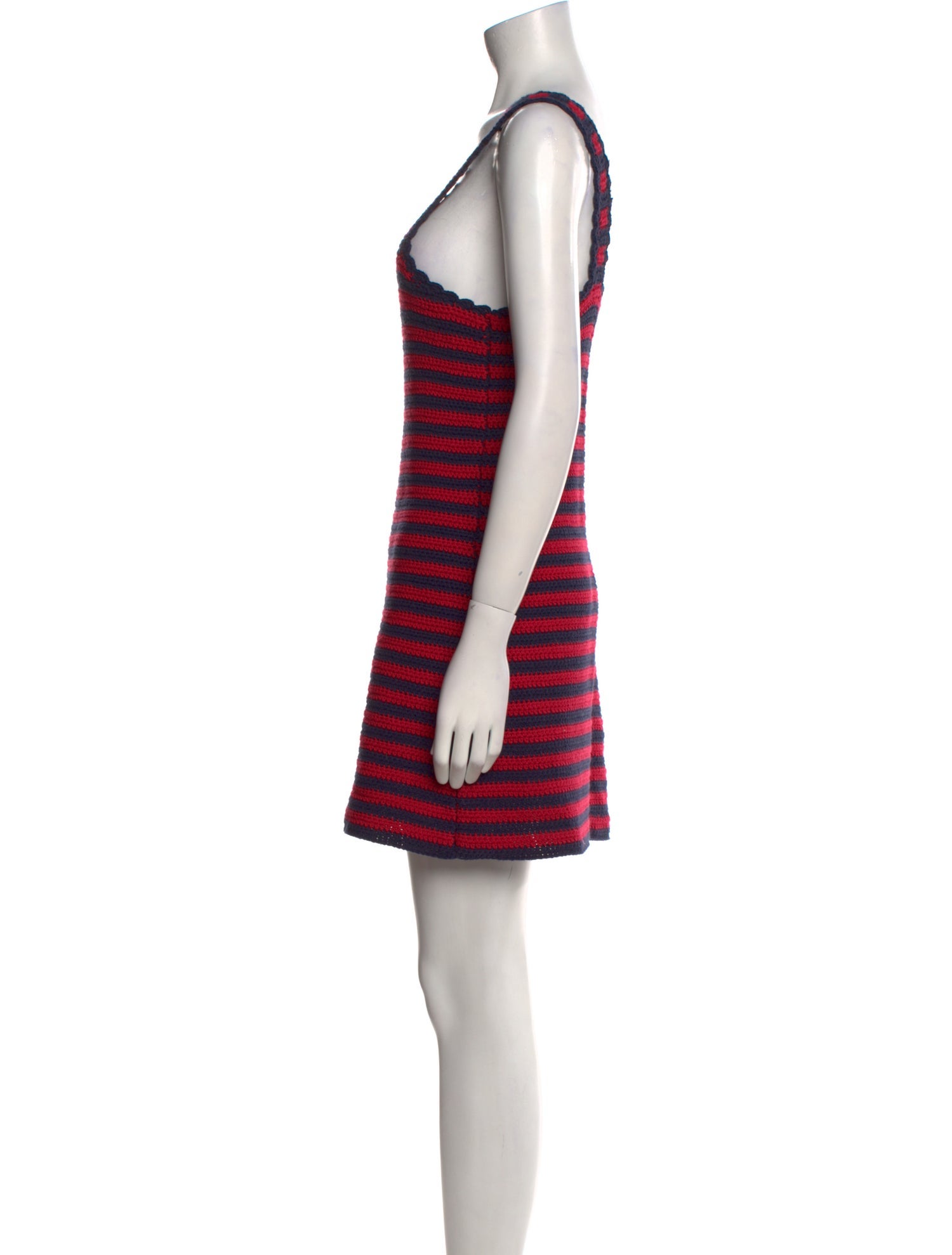 RE/DONE Striped Mini Dress