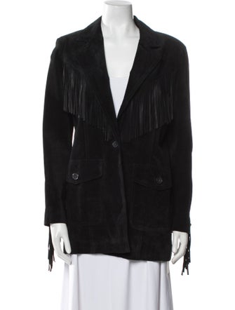 RE/DONE Leather Blazer