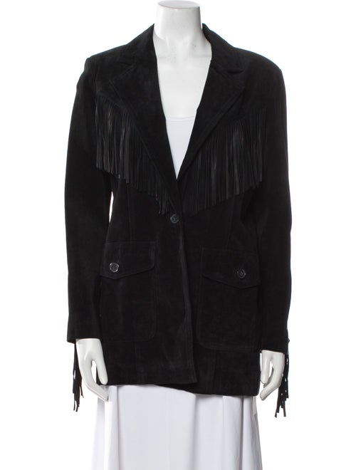 RE/DONE Leather Blazer