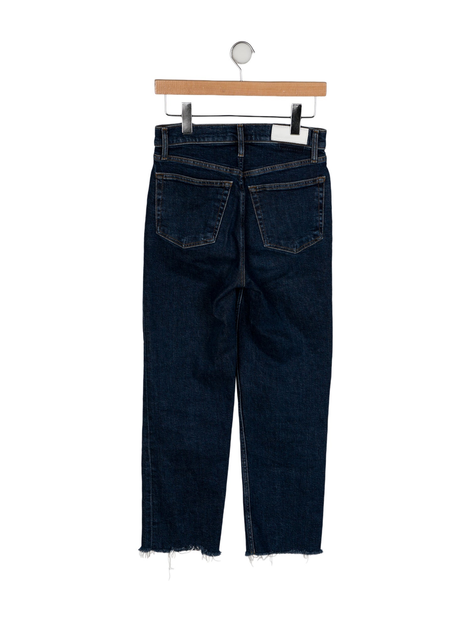 RE/DONE High-Rise Straight Leg Jeans