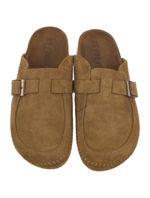 RE/DONE Suede Mules