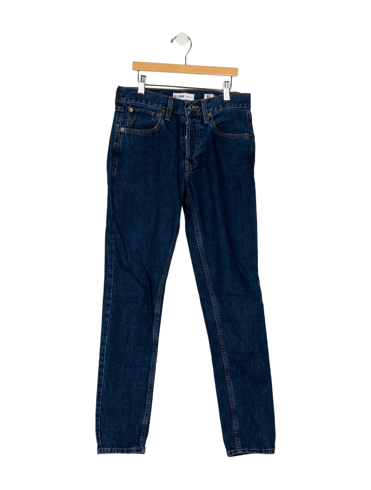 RE/DONE Mid-Rise Skinny Leg Jeans