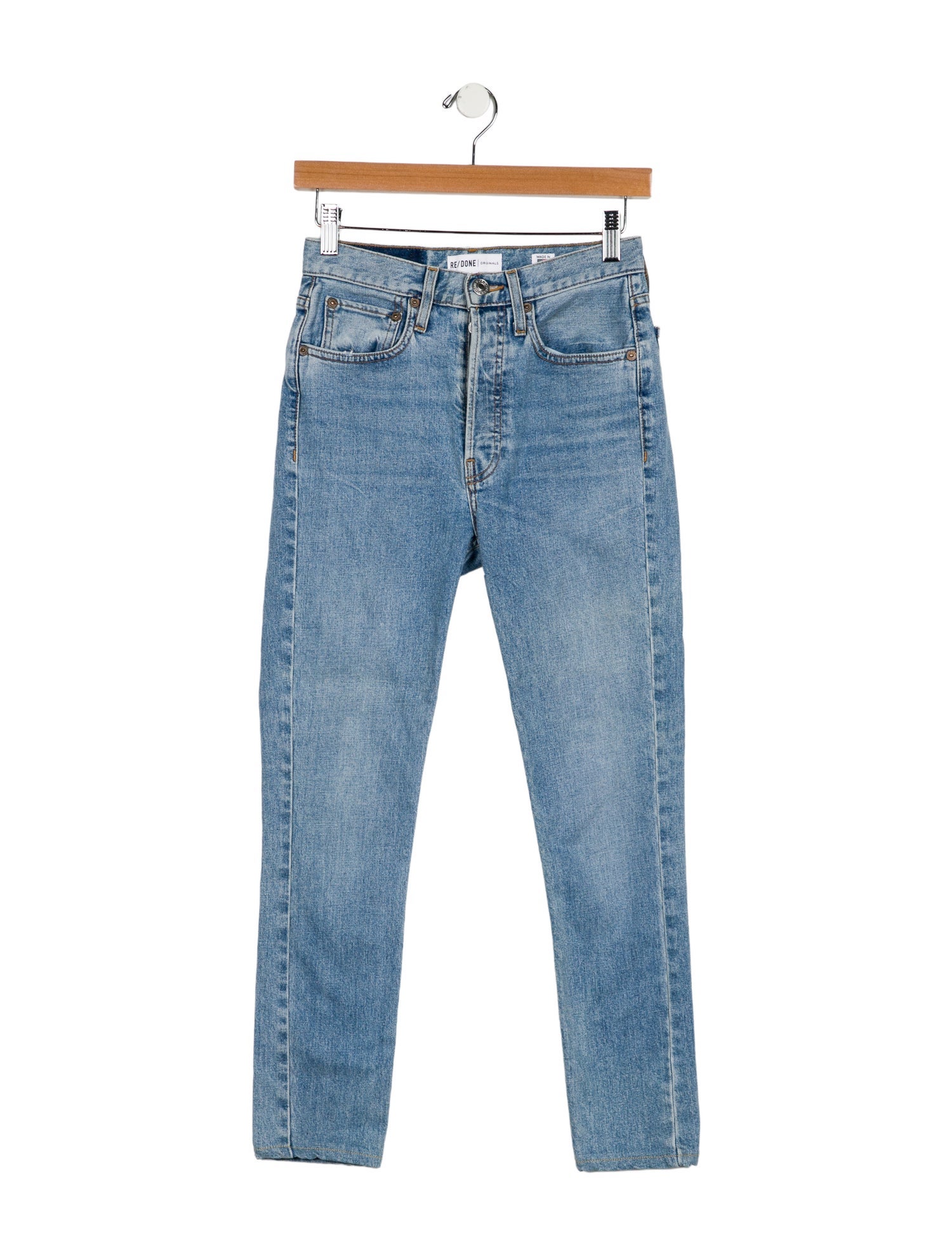 RE/DONE Mid-Rise Skinny Leg Jeans