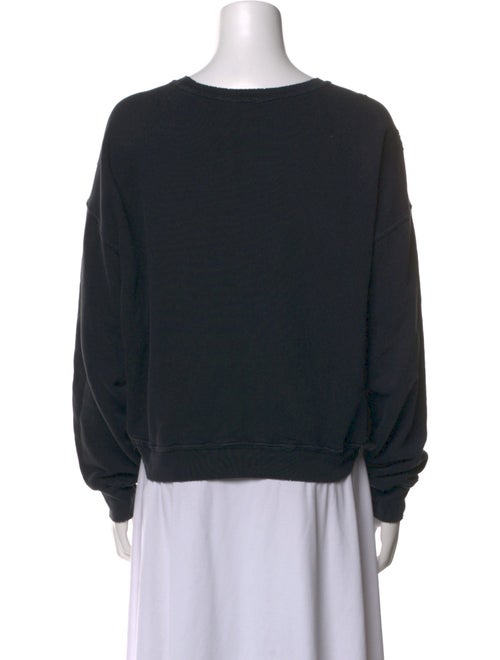 RE/DONE Graphic Print Crew Neck Sweatshirt