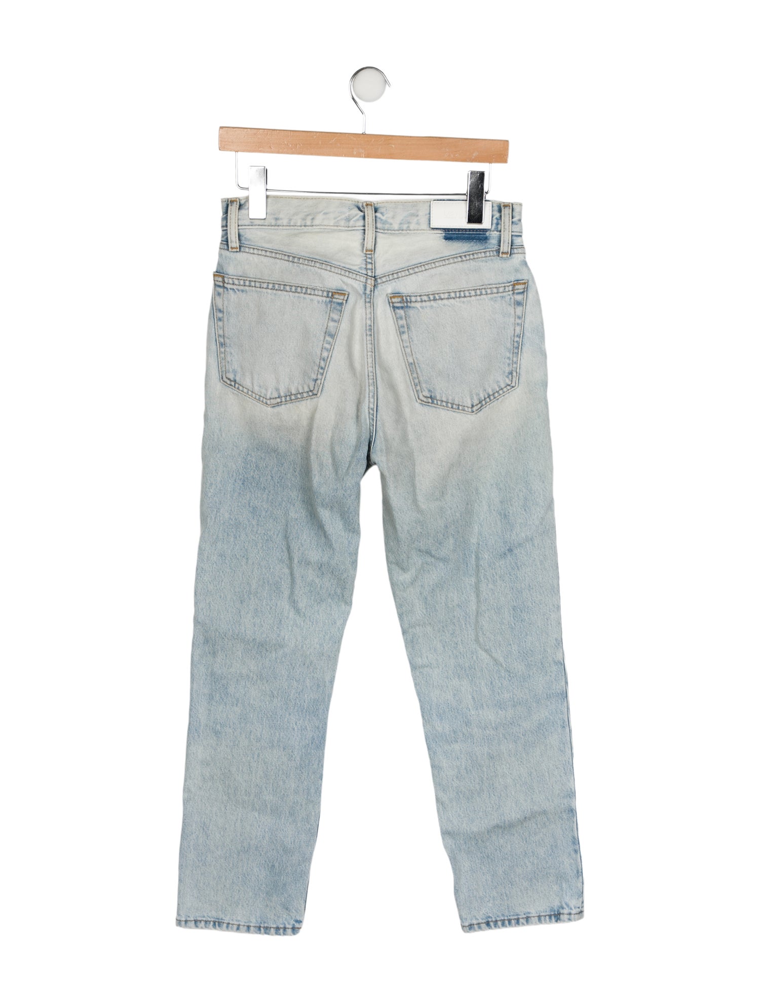 RE/DONE Mid-Rise Straight Leg Jeans