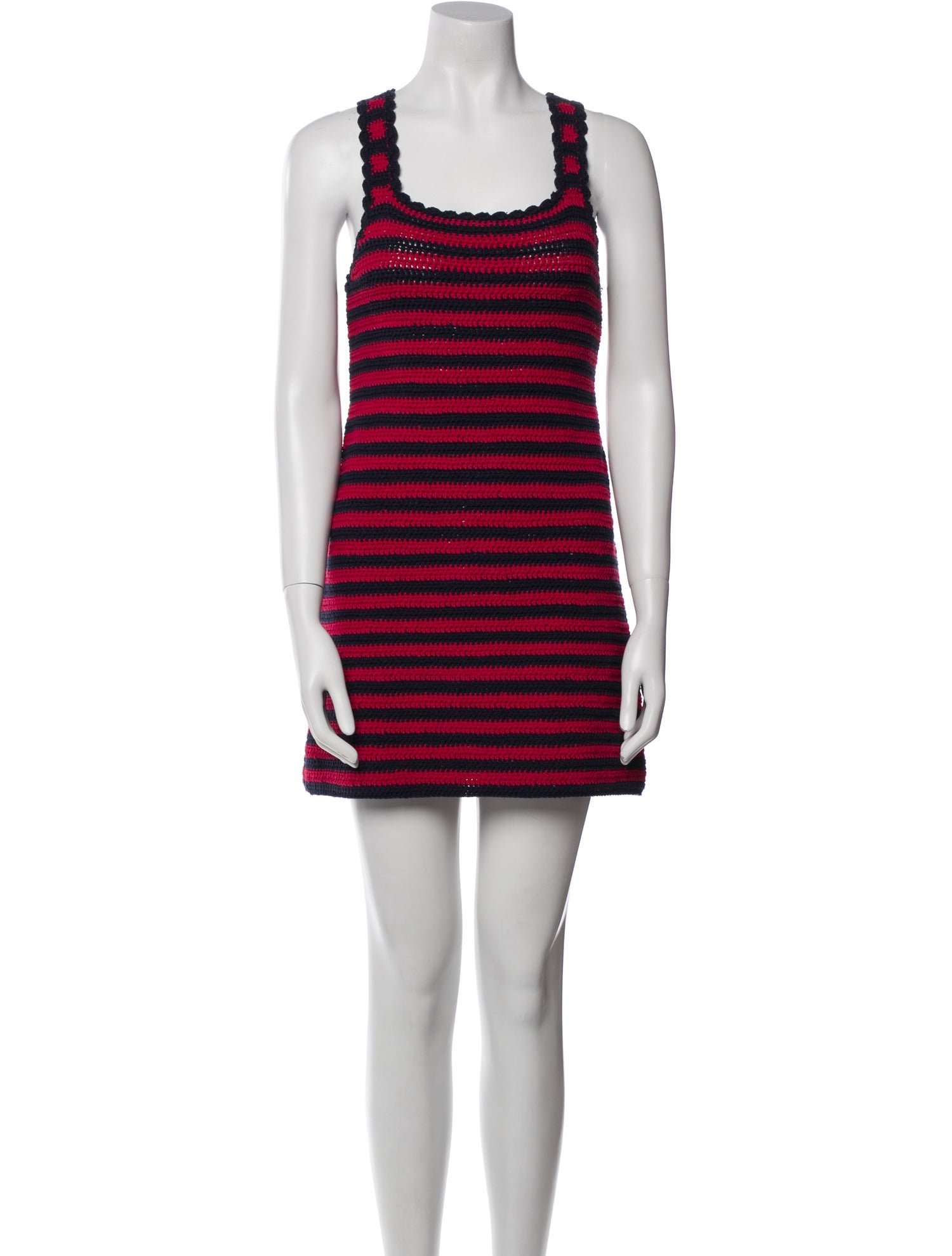 RE/DONE Striped Mini Dress