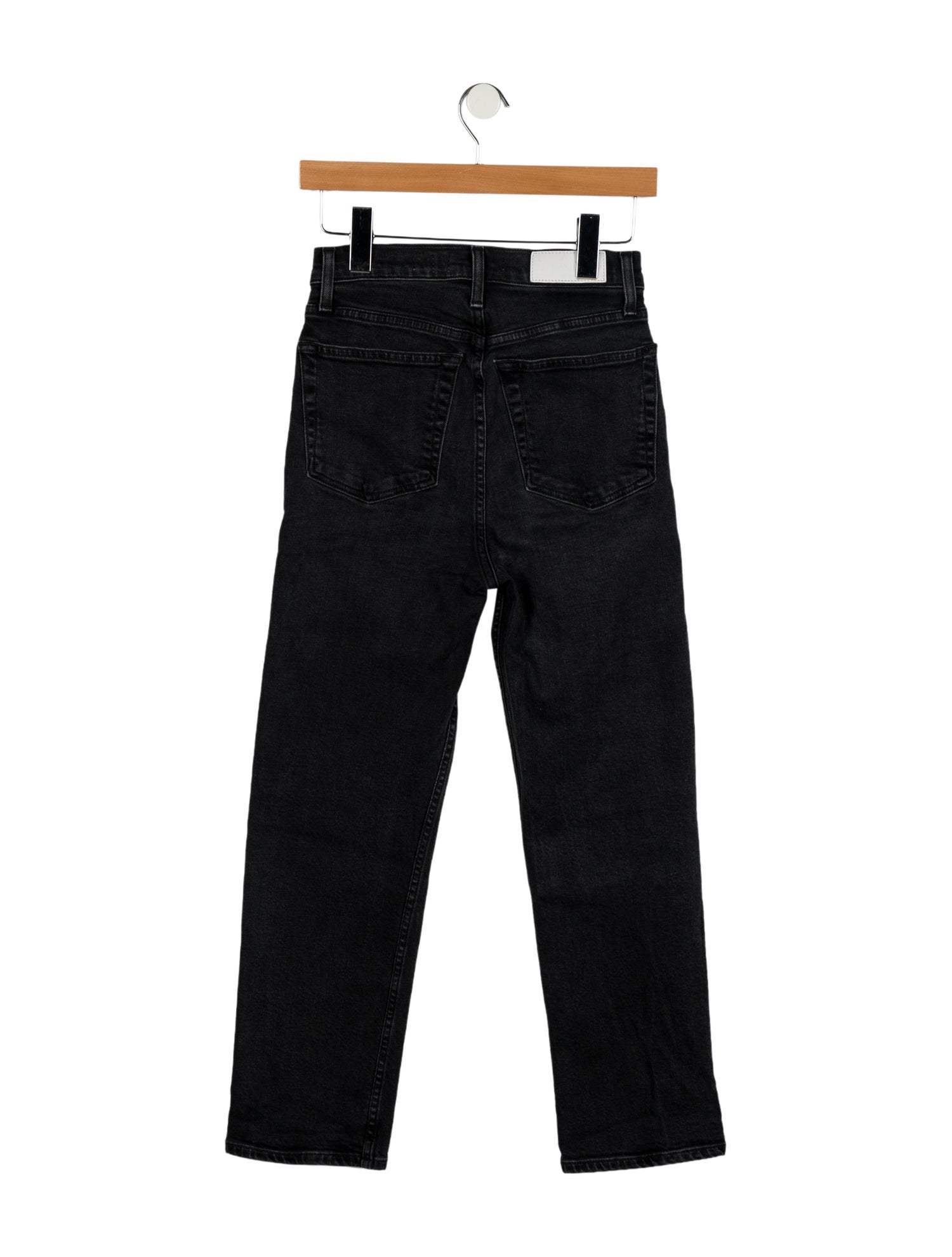 RE/DONE High-Rise Straight Leg Jeans