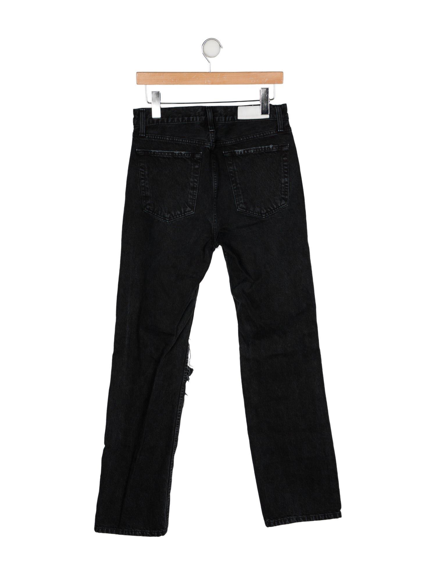 RE/DONE High-Rise Straight Leg Jeans