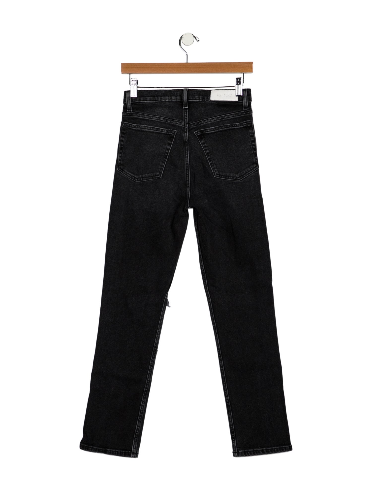 RE/DONE High-Rise Straight Leg Jeans
