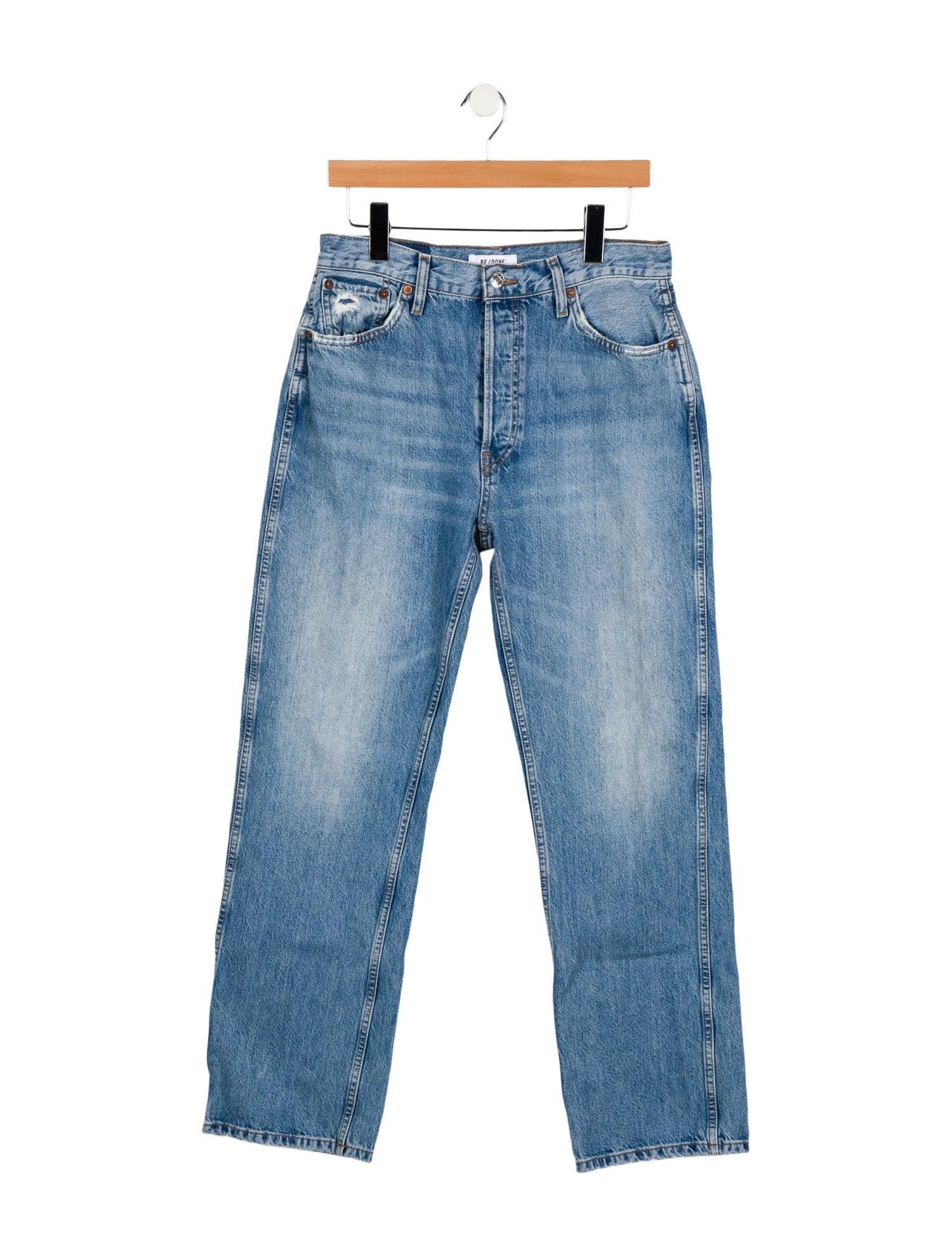 RE/DONE High-Rise Wide Leg Jeans