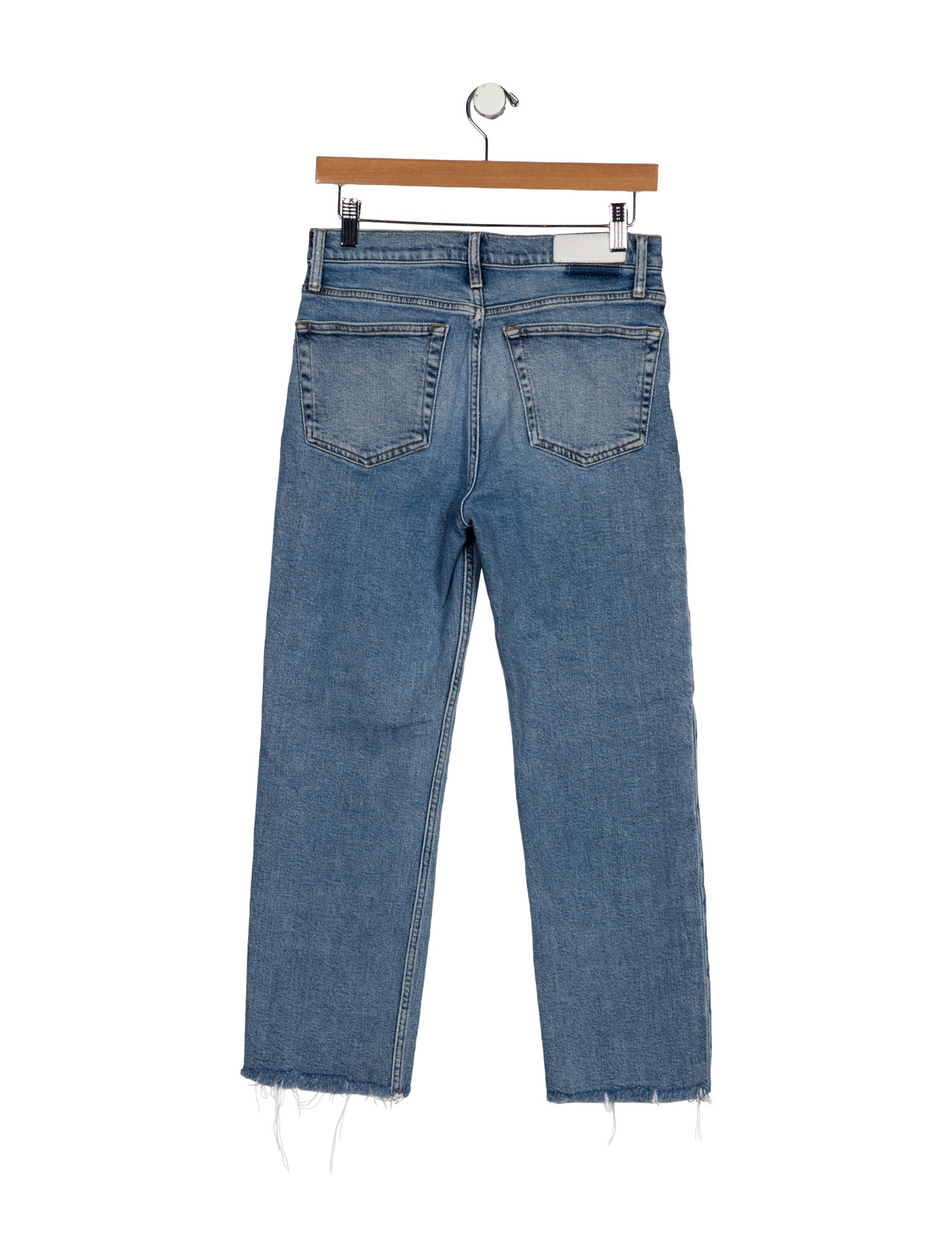RE/DONE Mid-Rise Straight Leg Jeans