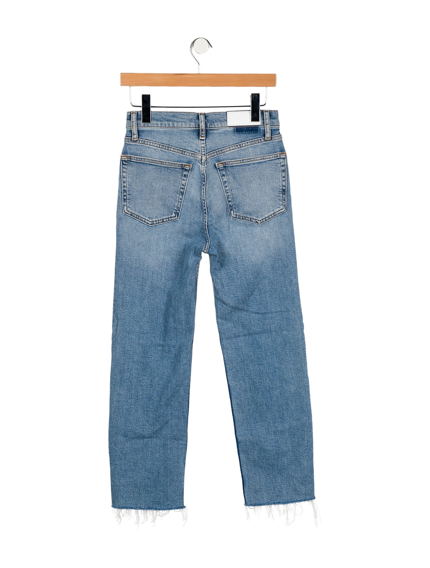 RE/DONE Mid-Rise Straight Leg Jeans