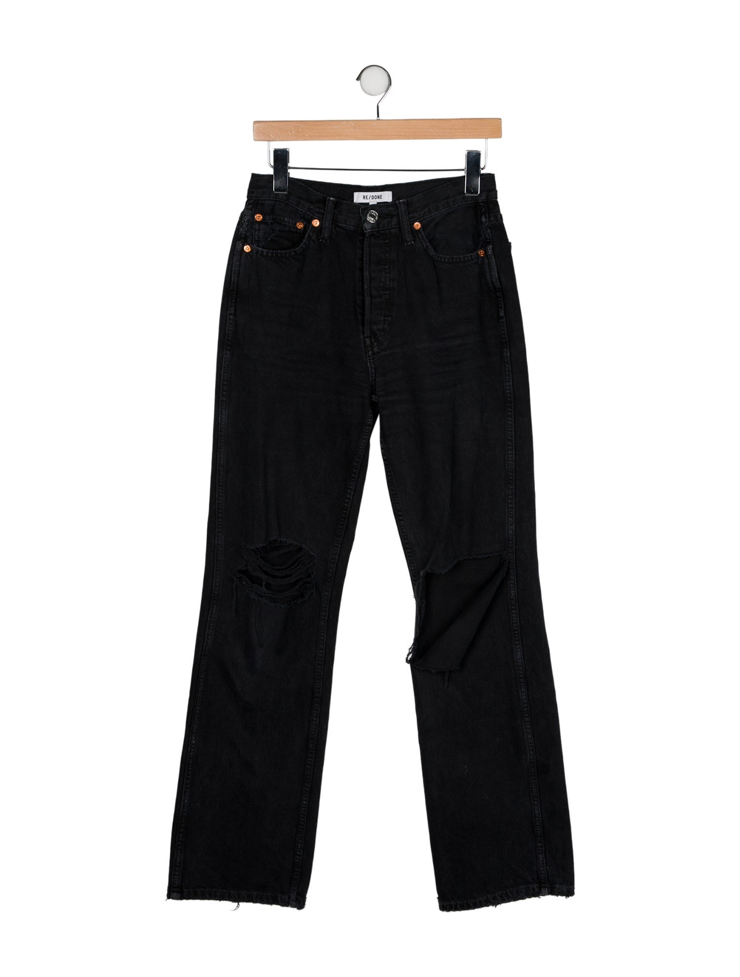 RE/DONE Mid-Rise Wide Leg Jeans