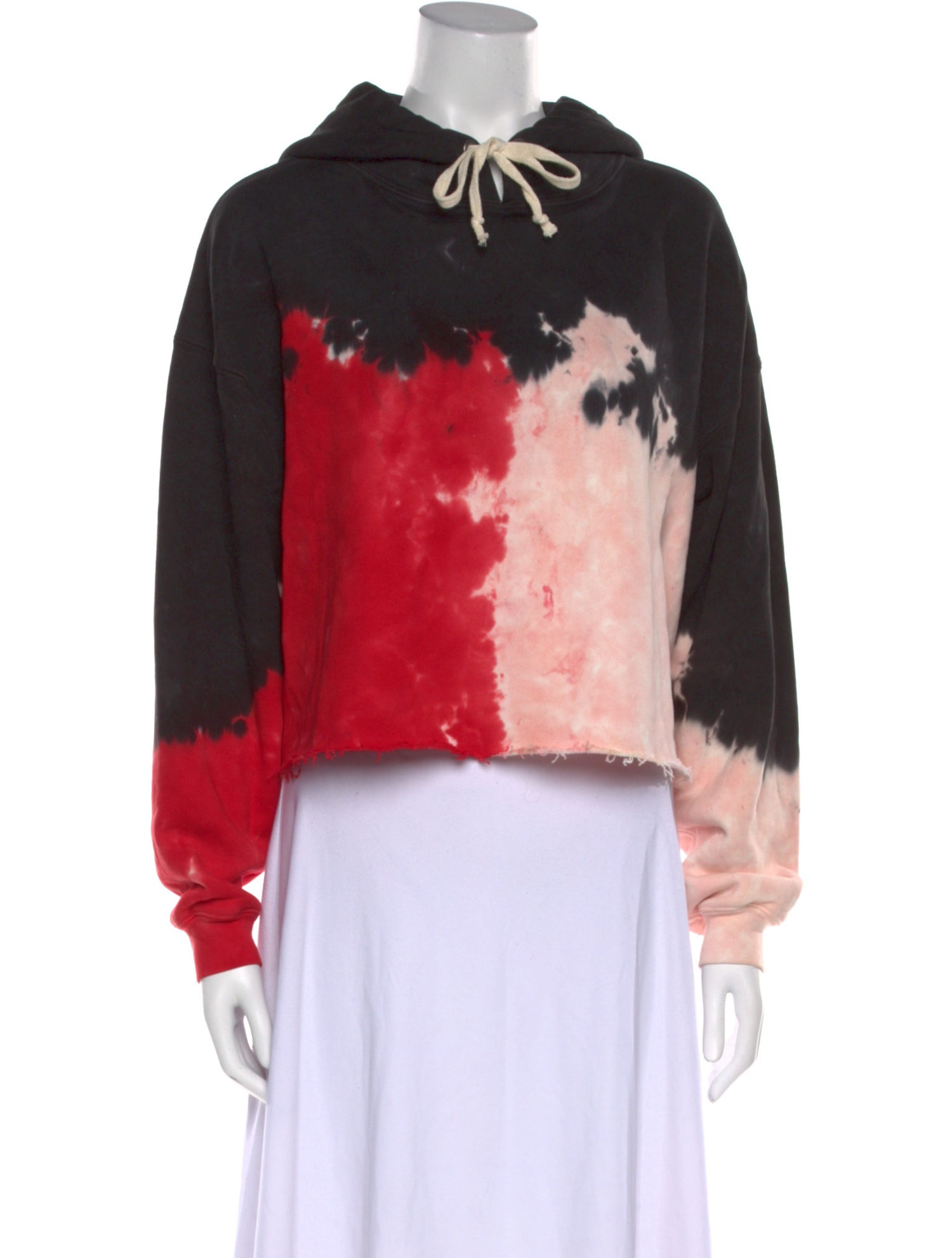 RE/DONE Tie-Dye Print Crew Neck Sweatshirt