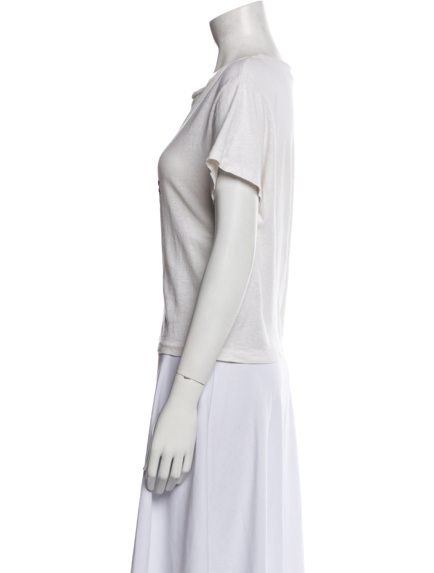 RE/DONE Graphic Print Crew Neck T-Shirt