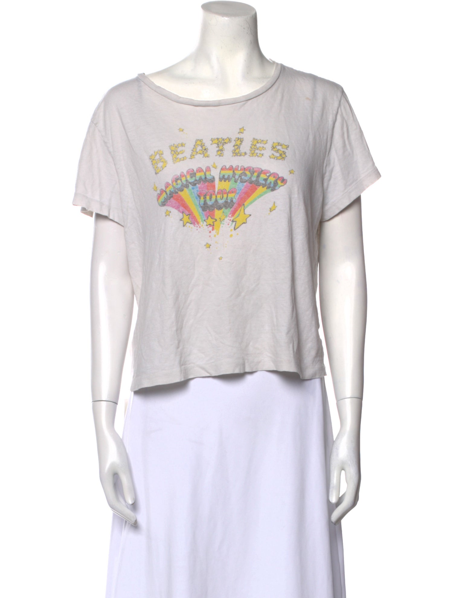 RE/DONE Graphic Print Crew Neck T-Shirt