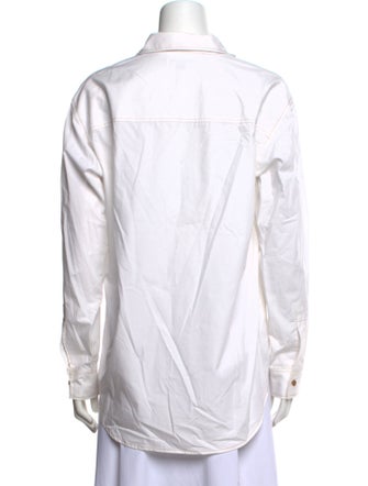 RE/DONE Long Sleeve Button-Up Top